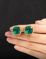 Load image into Gallery viewer, Square Emerald Tops