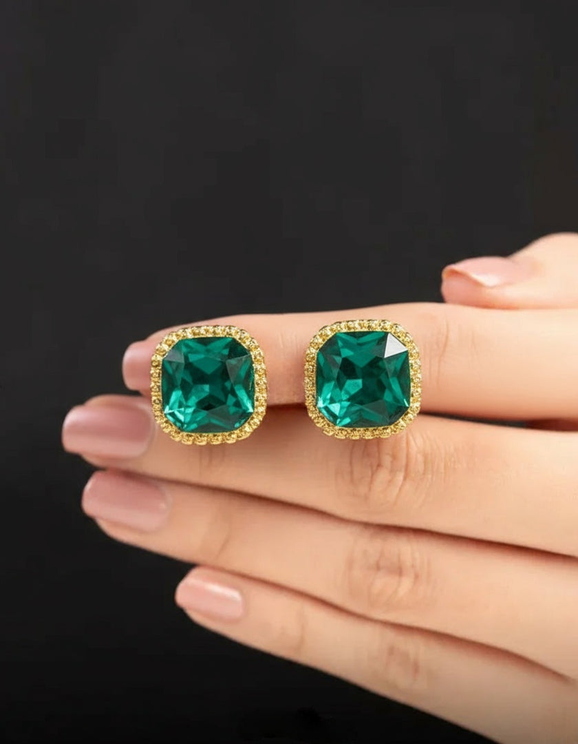Square Emerald Tops