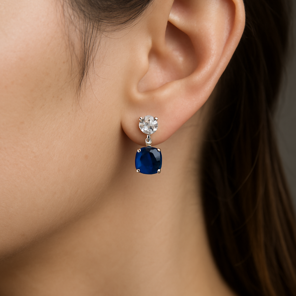 Round Drop Earring