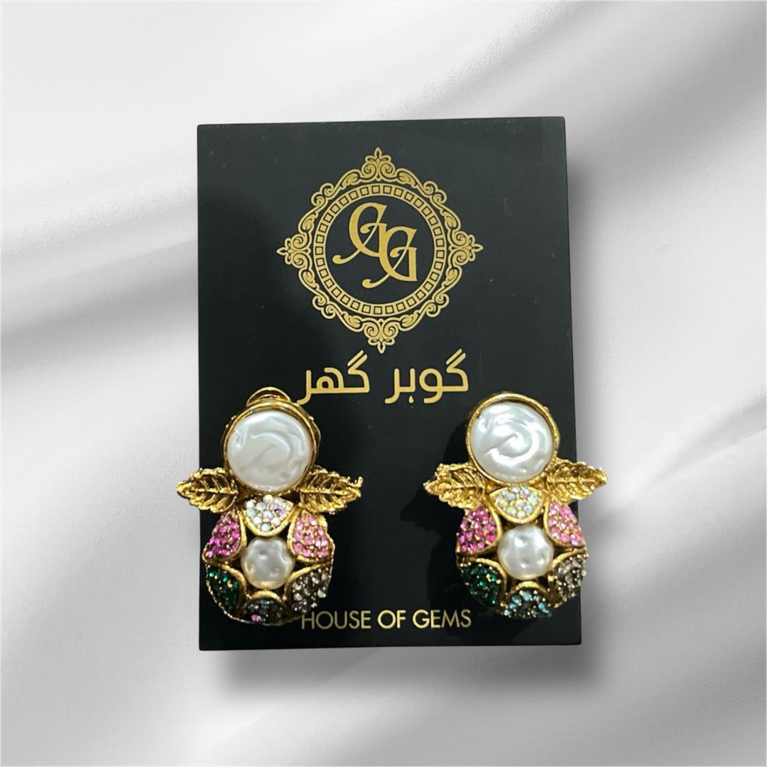Golden Angel Pearl Earrings