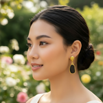 Load image into Gallery viewer, Oval Drop Earring