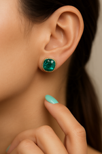 Load image into Gallery viewer, Square Emerald Tops