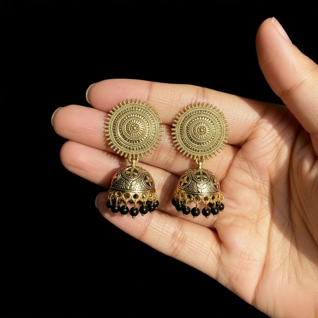 Heritage Jhumka Earrings
