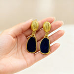 Load image into Gallery viewer, Oval Drop Earring
